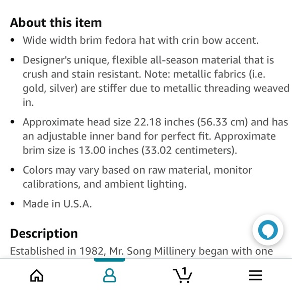 MR.SONG MILLINERY Gorgeous MAROON/WINE colored. It is not red. So amazing NWT - Picture 10 of 10